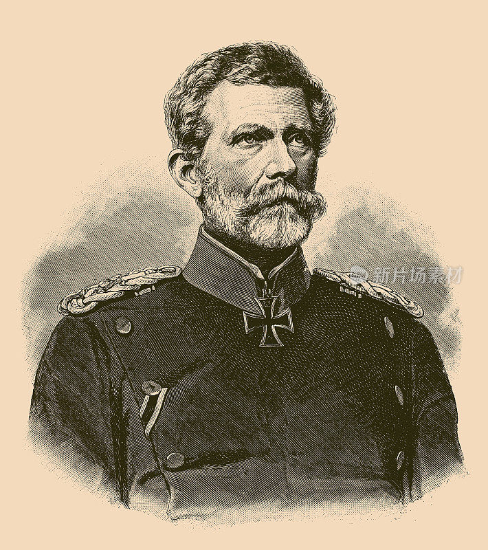 Edwin Freiherr von Manteuffel(1809年2月24日- 1885年6月17日)是普法战争期间普鲁士第一军团的指挥官